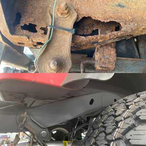 JEEP WRANGLER FRAME AND RUST REPAIR SERVICE